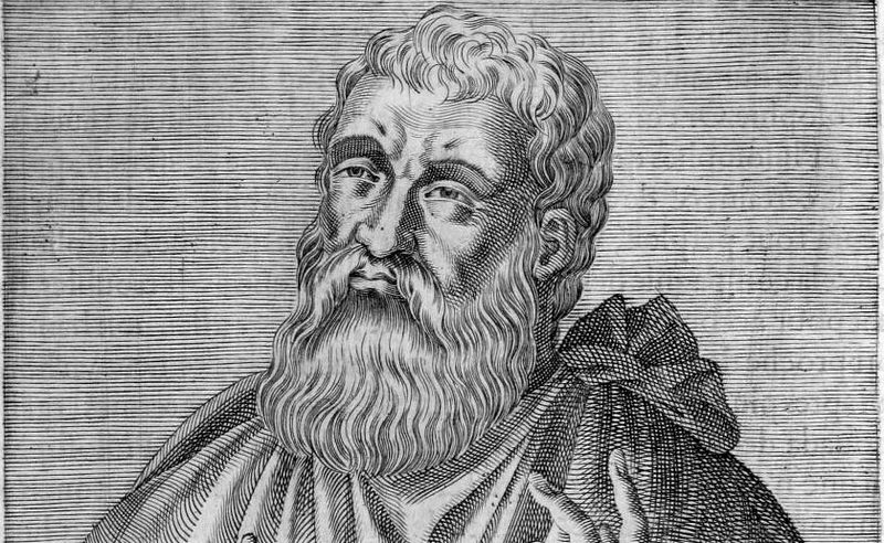 Portrait of St. Justin Martyr